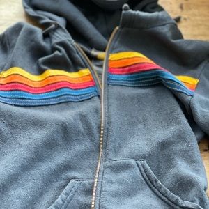 Aviator Nation women’s zipper up hoodie